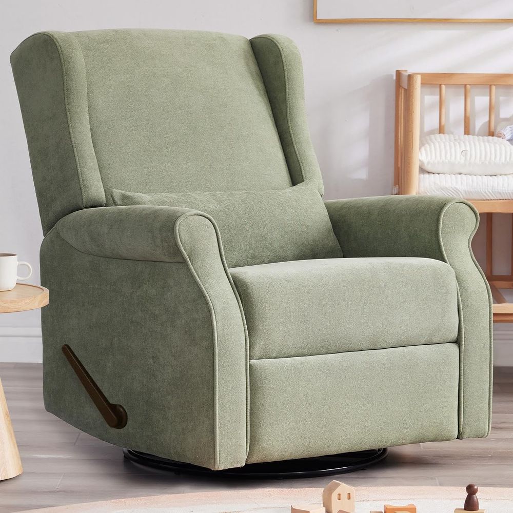 Rocking Chair Nursery - Bebek Odası Döner Sallanan Sandalye, Ayak