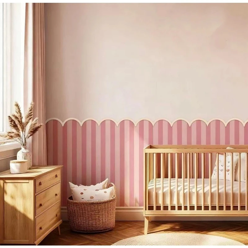Baby Nursery Stickers - 12/24 adet İşlenmemiş Dekoratif Ahşap Şerit