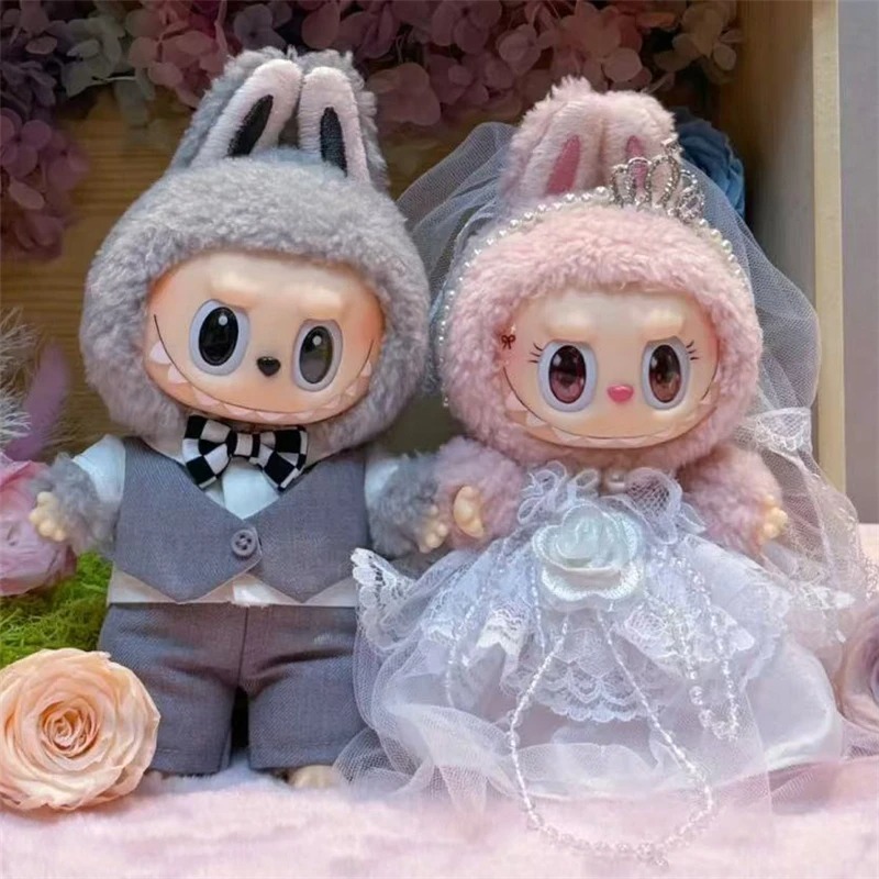 Baby Nursery Dolls - 15 17cm Labubu Bebek Düğün Aşk