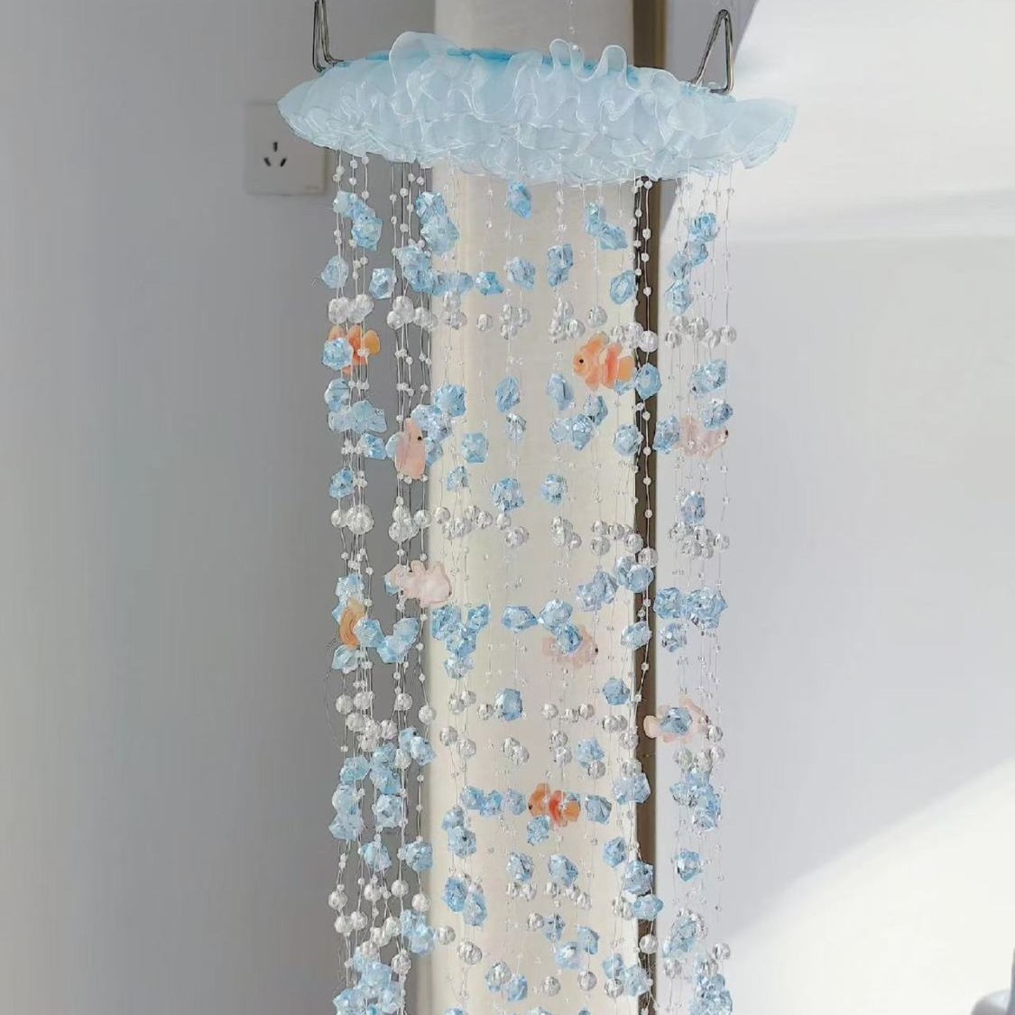 Baby Nursery Decor Girl - Hava Koi avlu asılı rüzgar çanları