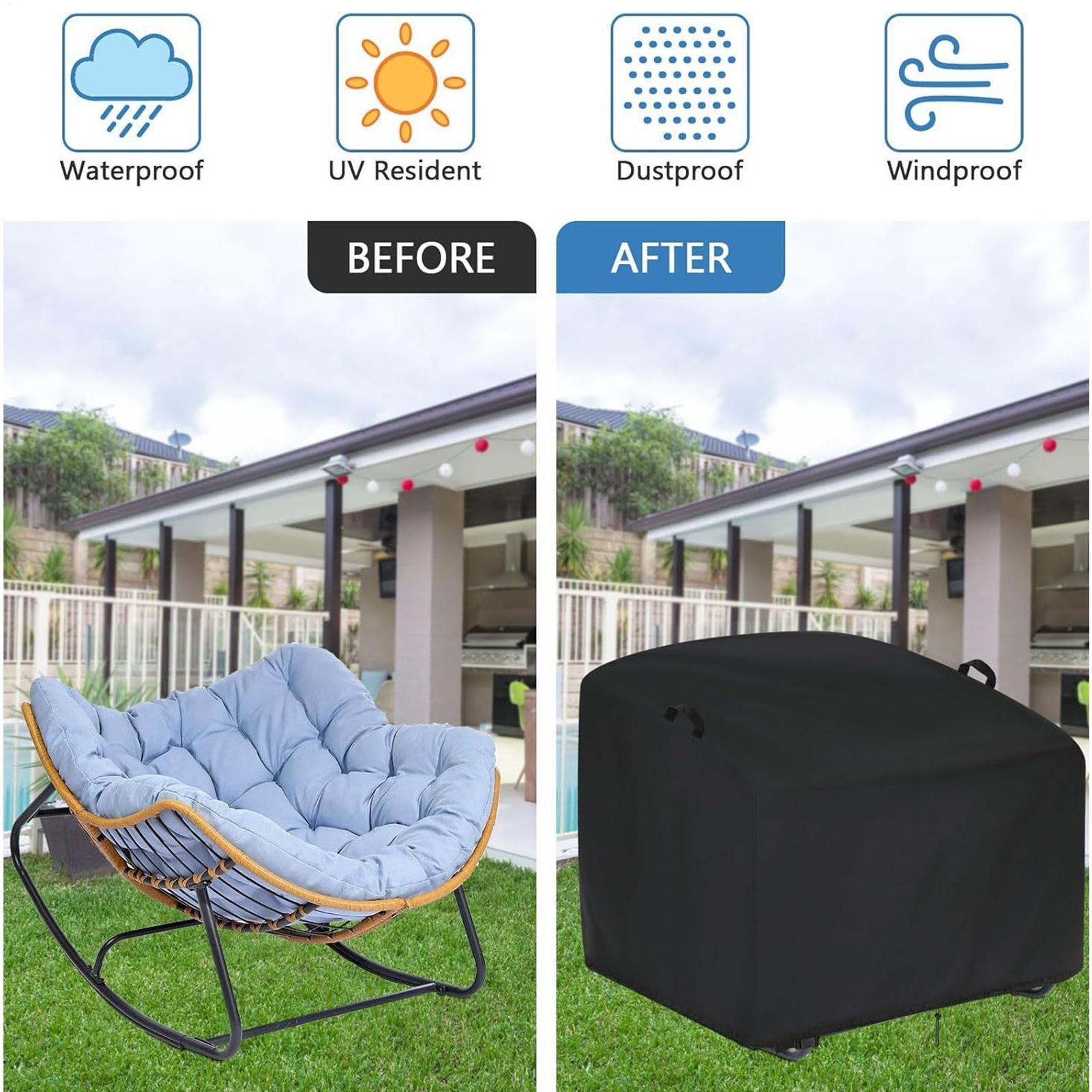 Rocking Chair Nursery - Sallanan Sandalye Kılıfları Su Geçirmez Koruyucu