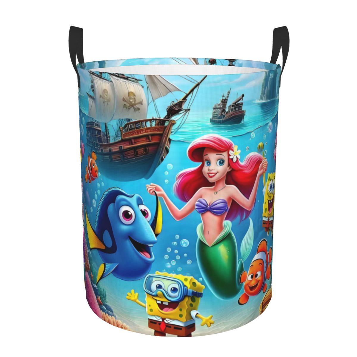 Laundry Hamper Nursery - Litt Denizkızı Sünger Bob Nemo'yu Bulma