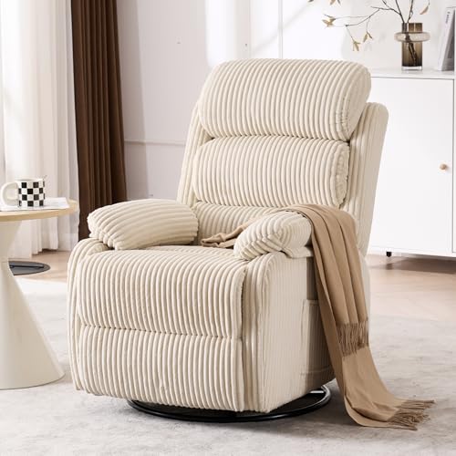 Rocking Chair Nursery - Yetişkin 360 ° Sallanan Yatar Koltuk,