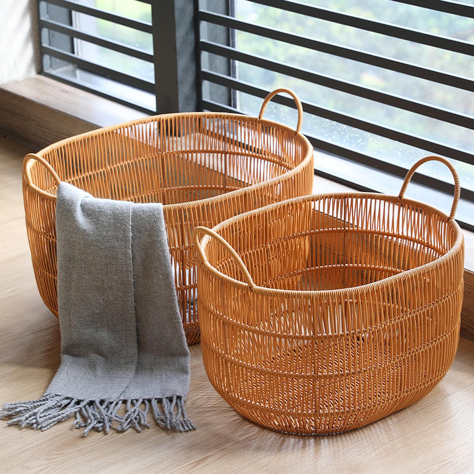 Laundry Hamper Nursery - Dokuma Sepet Elbise Sepeti Çok Amaçlı