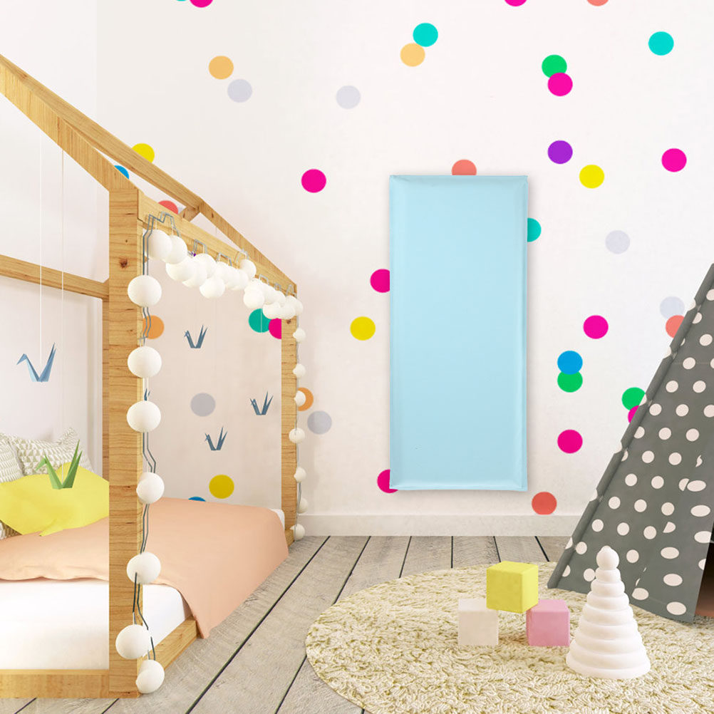 Baby Nursery Yellow Walls - 2 Adet Çarpışma Önleyici Duvar Minderi