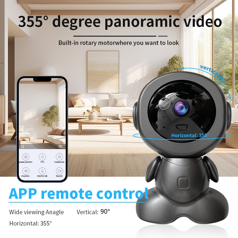 8MP Wifi Gözetim Robot Kameras - Baby Nursery Camera incelemesi ve fiyatı