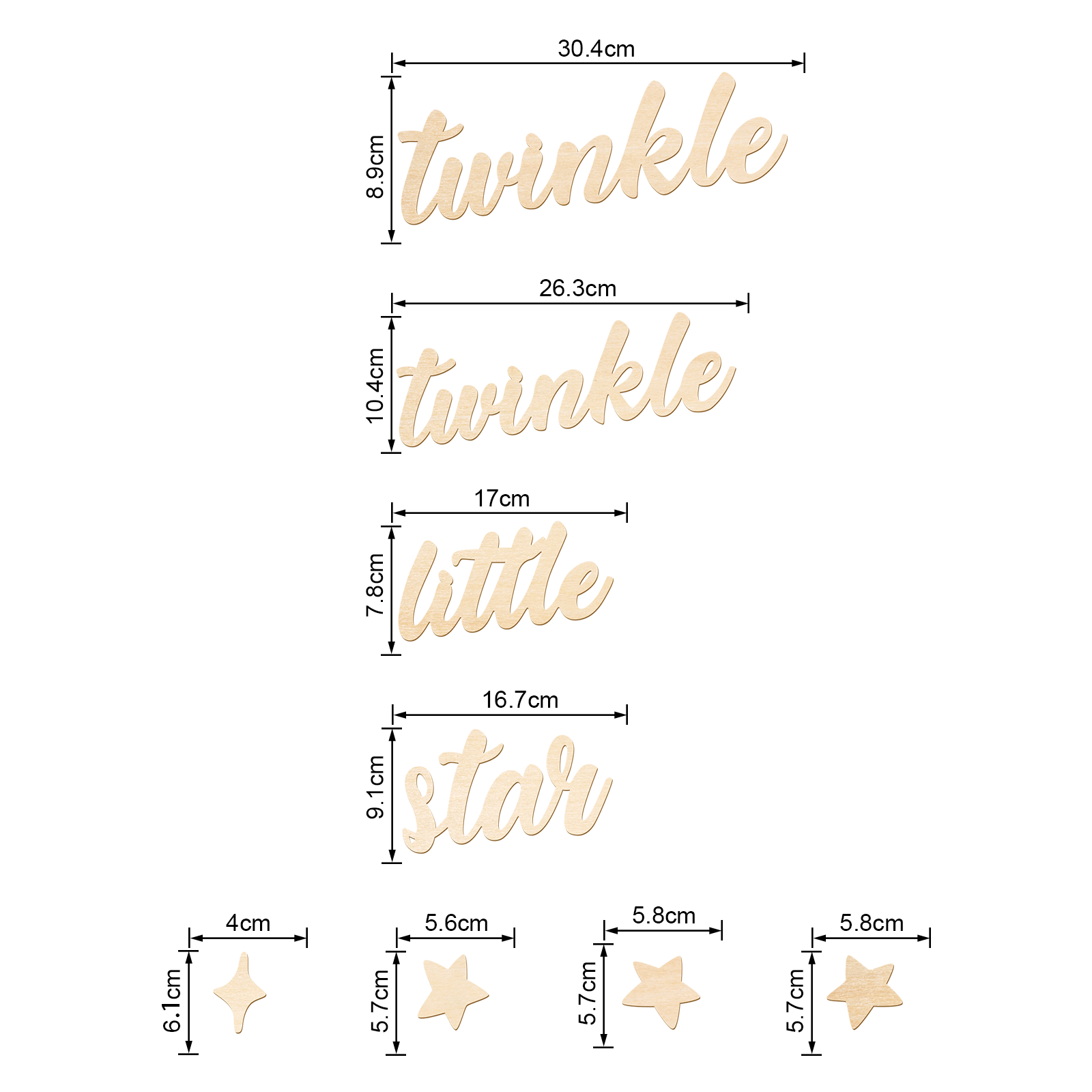Twinkle Twinkle Little Star Ah - Baby Nursery Sign incelemesi ve fiyatı