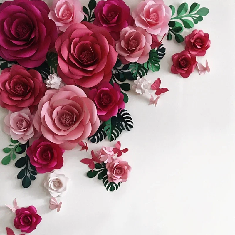 DIY Yapay Büyük Kağıt Gül Çiçe - Baby Nursery Kit incelemesi ve fiyatı