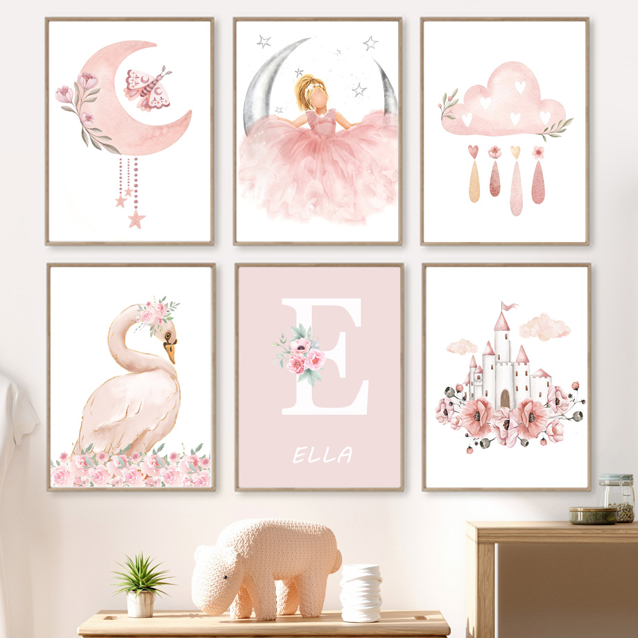 Pembe Melek Kız Güneş Ay Bulut - Baby Nursery Girl incelemesi ve fiyatı