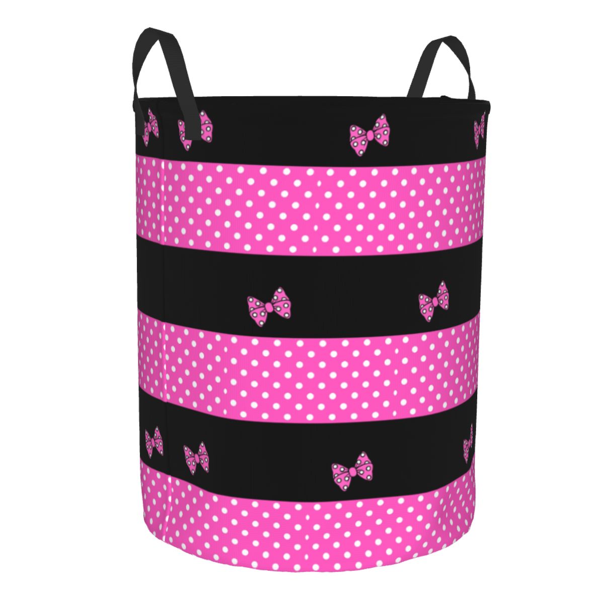 Özel pembe Minnie Polkadots ça - Laundry Hamper Nursery incelemesi ve fiyatı