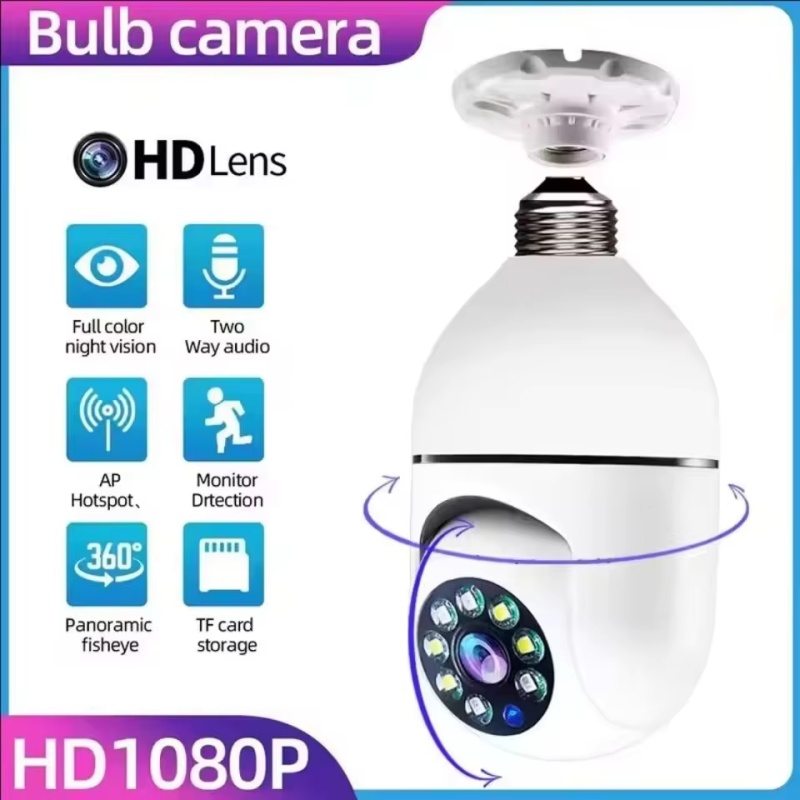 4G WiFi IP Kamera E27 Ampul Ka - Baby Nursery Camera incelemesi ve fiyatı