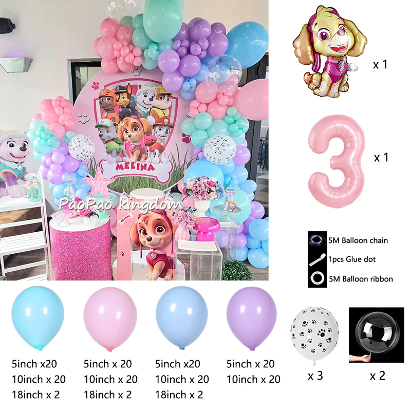 PAW Patrol Dijital Balon Seti  - Baby Nursery Girl incelemesi ve fiyatı