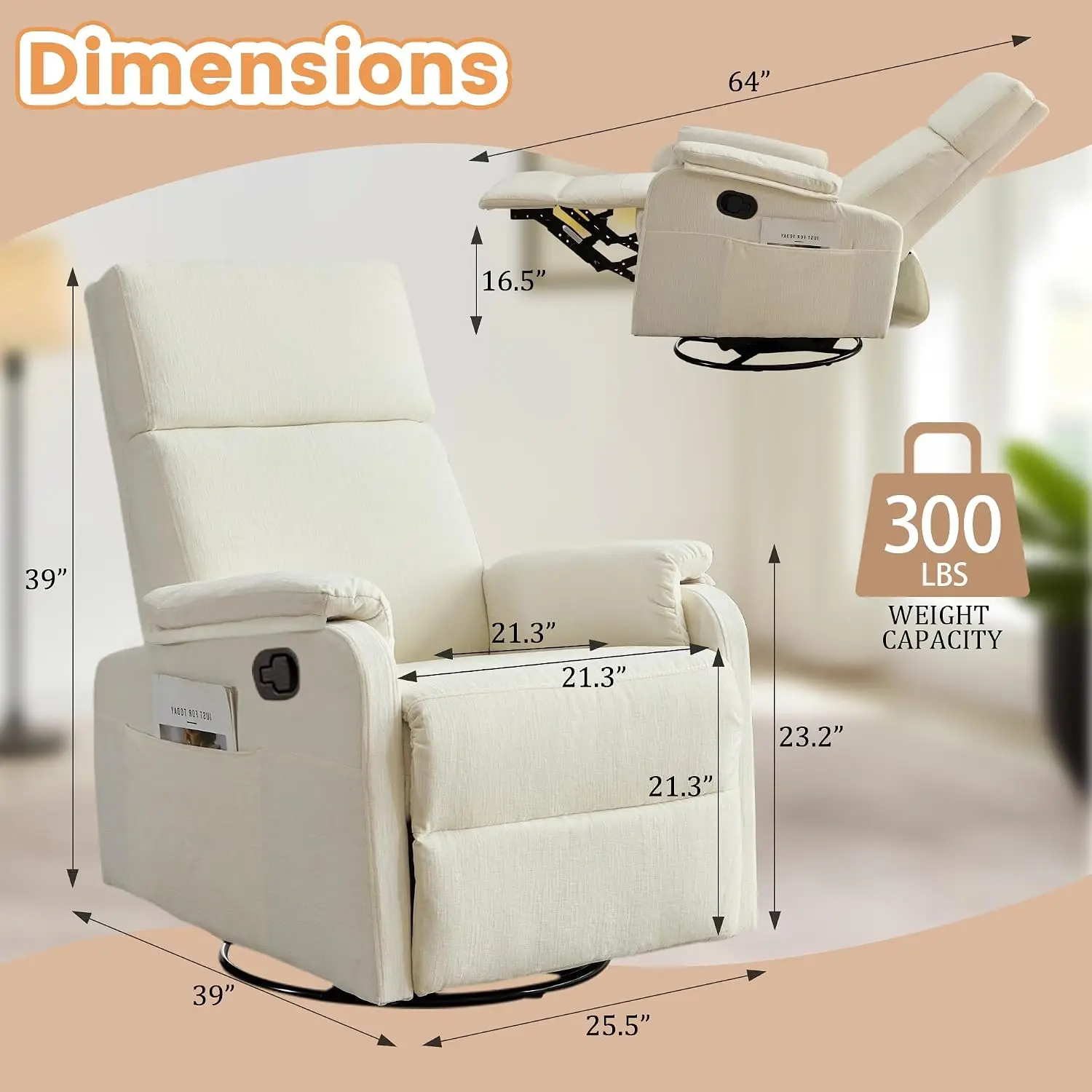 Korser Yatar Koltuk, Yetişkinl - Rocking Chair Nursery incelemesi ve fiyatı