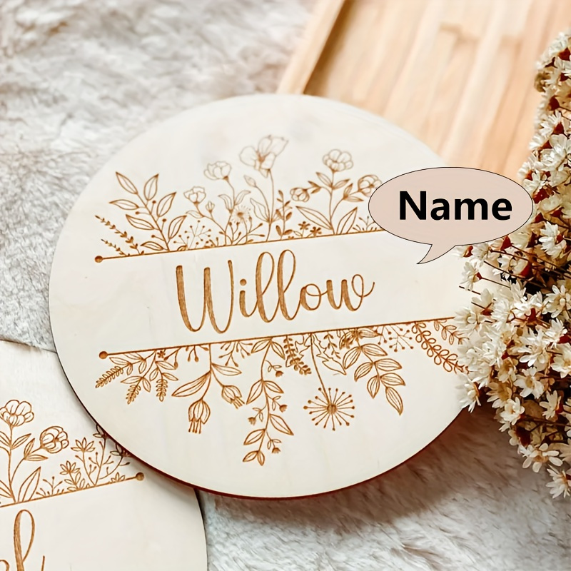 Kişiye Özel Çiçek Desenli İsim - Baby Nursery Sign incelemesi ve fiyatı