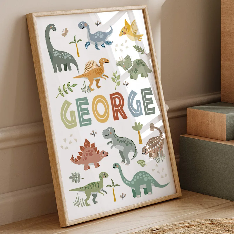 Sevimli Dinozor T-Rex Brachios - Baby Nursery Posters incelemesi ve fiyatı