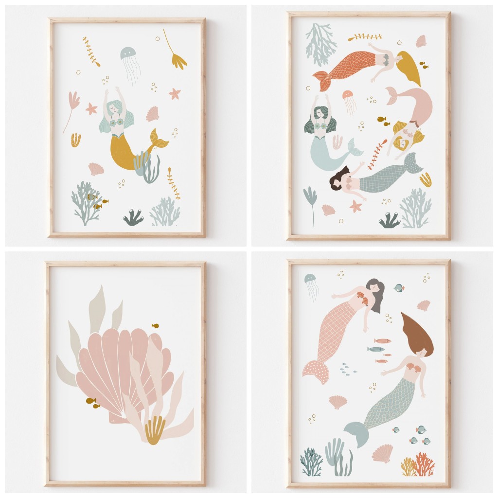 Boho kreş okyanus temalı pembe - Baby Nursery Ocean Theme incelemesi ve fiyatı