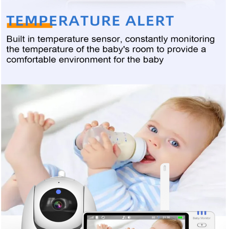 Babyphone 5 İnç Video Bebek Mo - Baby Nursery Camera incelemesi ve fiyatı