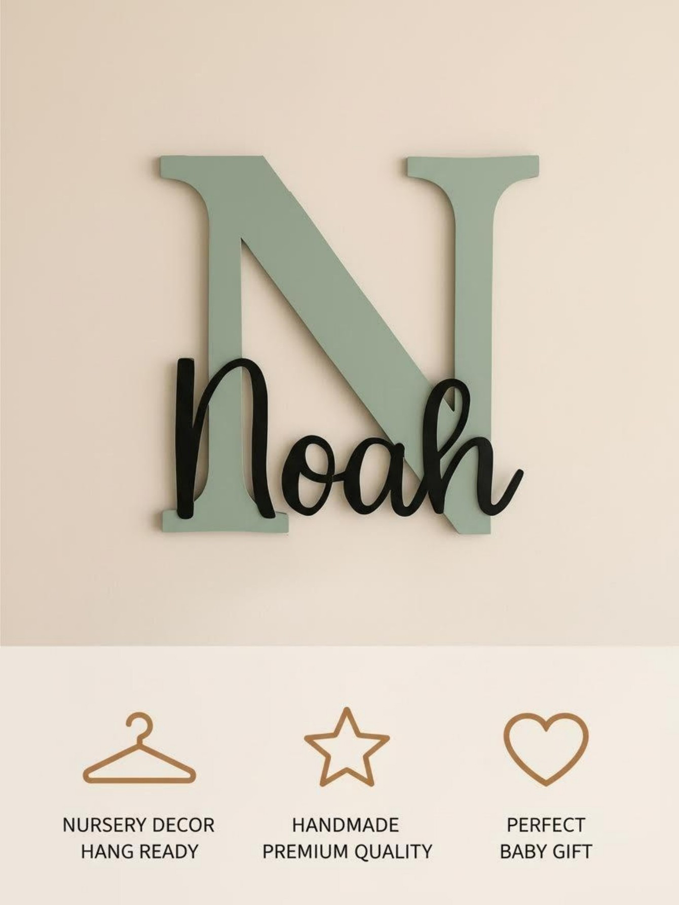 Özel İsimli Bulut Şeklinde Ahş - Baby Nursery Sign incelemesi ve fiyatı