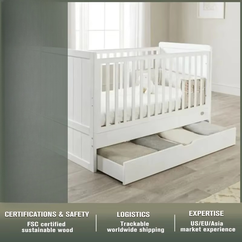 Depolama Çekmeceli Dönüştürüle - Convertible Crib Set incelemesi ve fiyatı