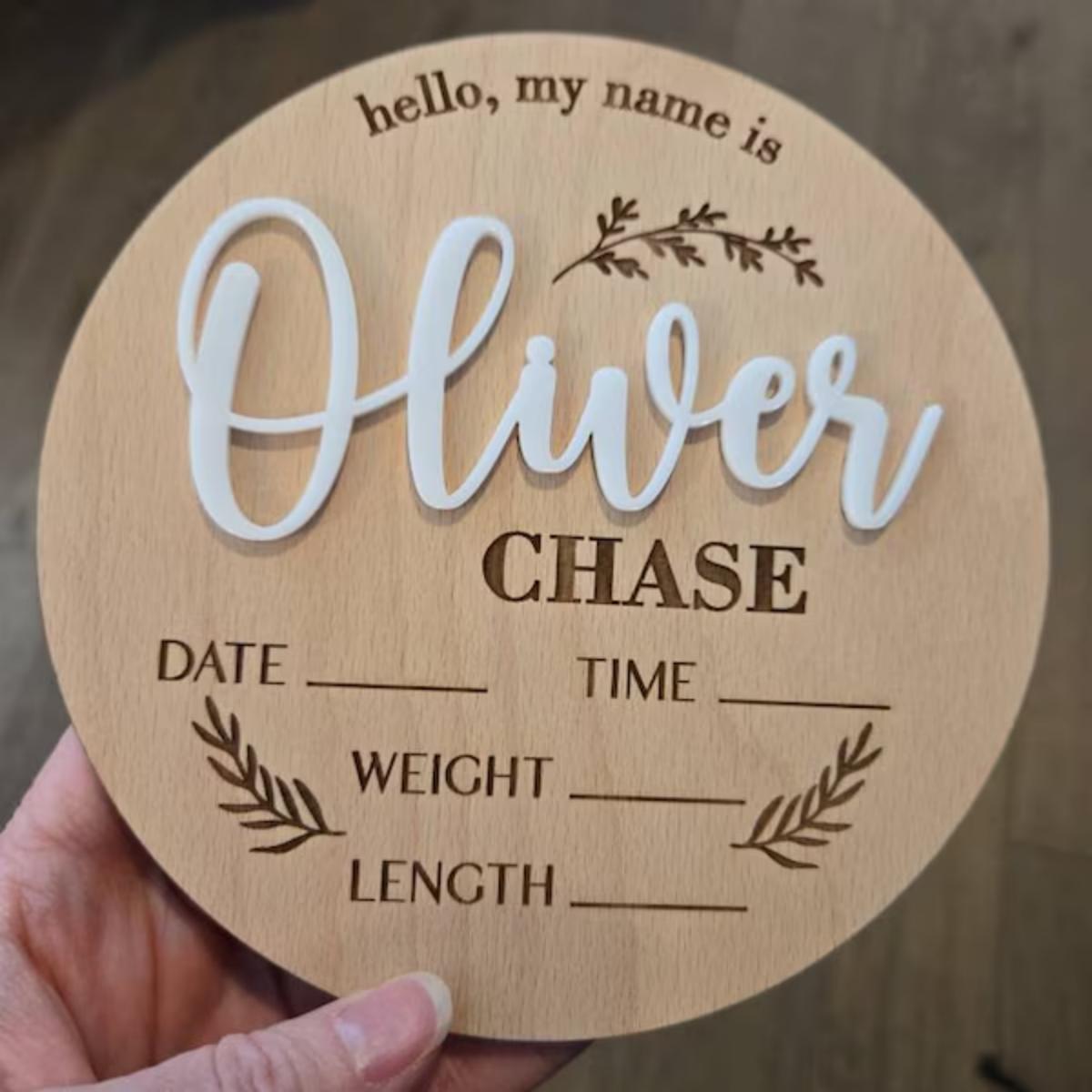 1 adet özel bebek duyuru işare - Baby Nursery Sign incelemesi ve fiyatı