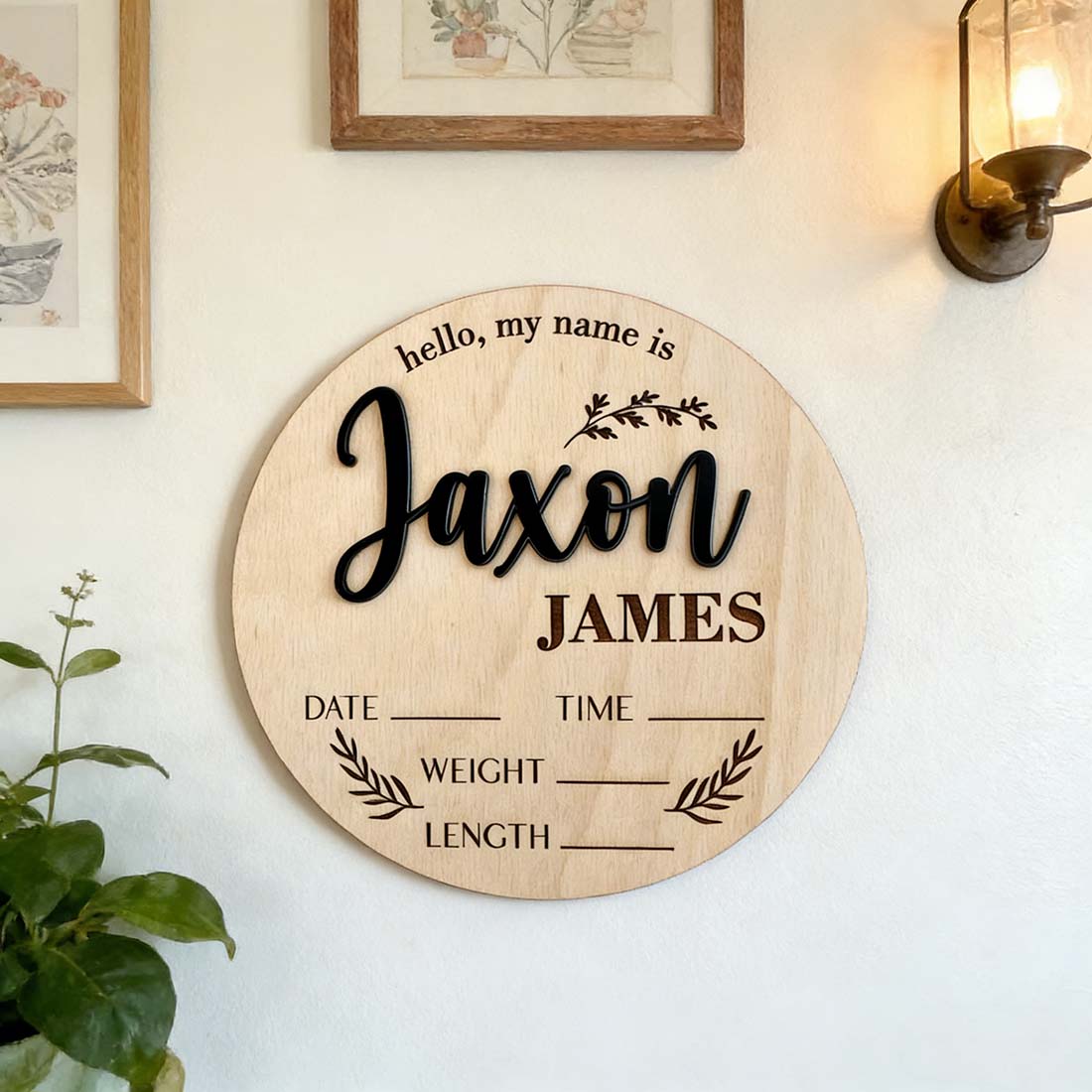 1 adet özel bebek duyuru işare - Baby Nursery Sign incelemesi ve fiyatı