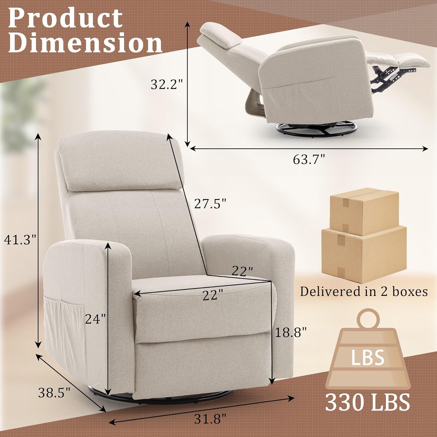 Yetişkinler için Elektrikli Ya - Rocking Chair Nursery incelemesi ve fiyatı