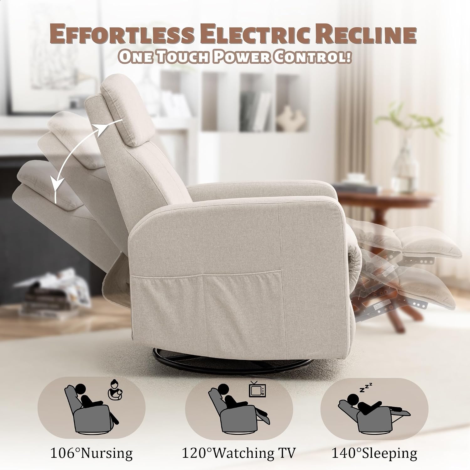 Yetişkinler için Elektrikli Ya - Rocking Chair Nursery incelemesi ve fiyatı