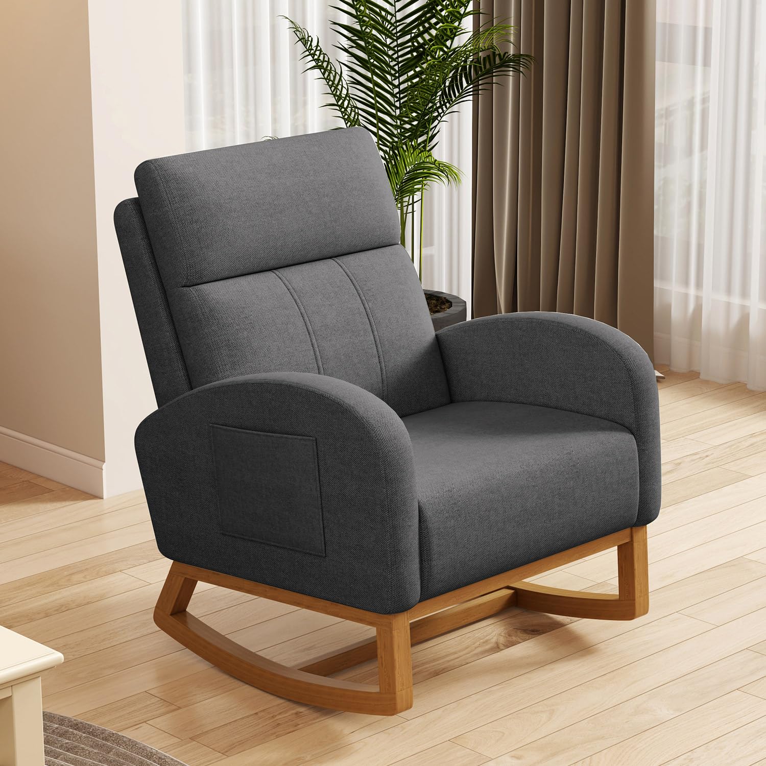 # Rahat Yüksek Sırtlı Döşemeli - Rocking Chair Nursery incelemesi ve fiyatı