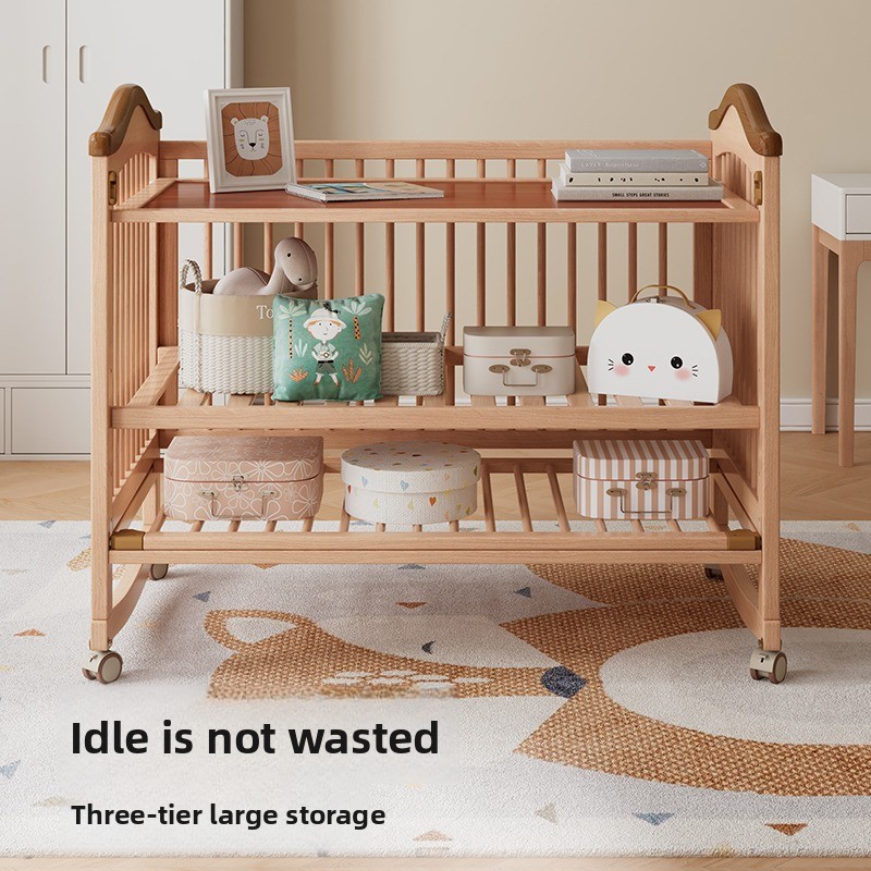 Masif Ahşap Bebek Karyolası Ay - Convertible Crib Set incelemesi ve fiyatı