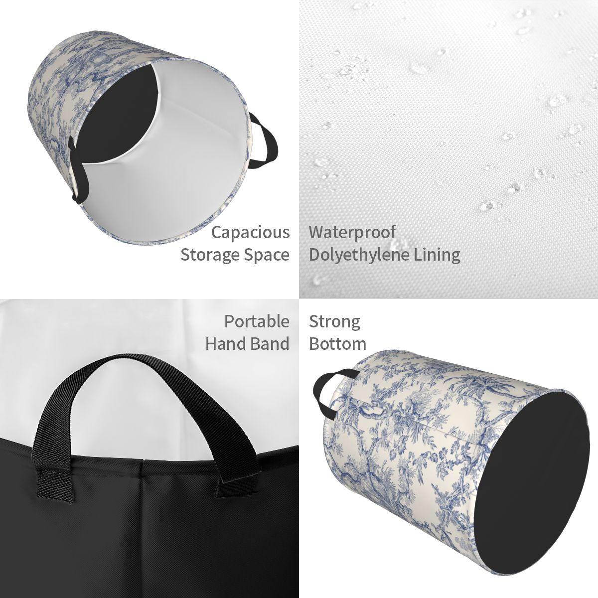 Özel Toile De Jouy desenler iç - Laundry Hamper Nursery incelemesi ve fiyatı
