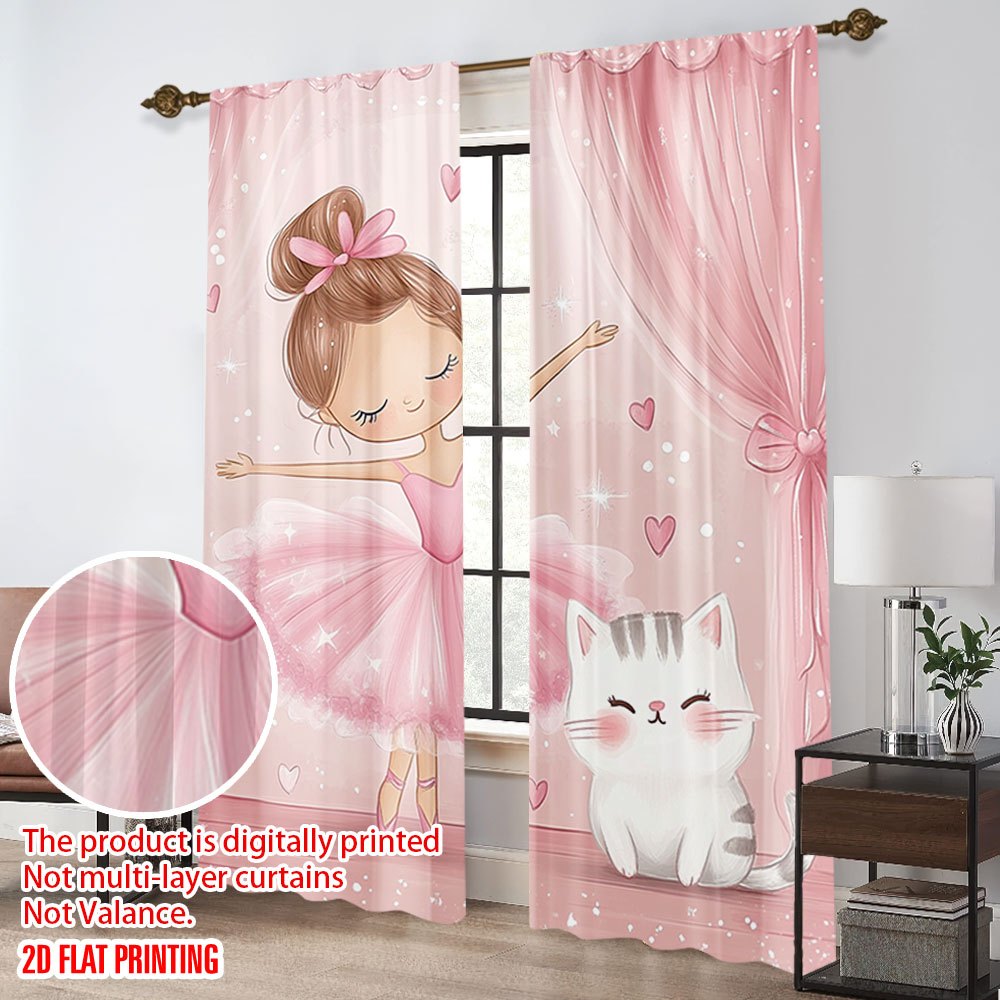 Pembe Balerin ve Kedi Karartma - Baby Nursery Blackout Curtains incelemesi ve fiyatı
