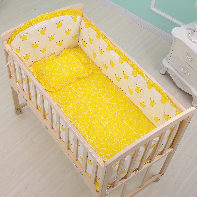 6 adet karikatür pamuk beşik n - Convertible Crib Set incelemesi ve fiyatı