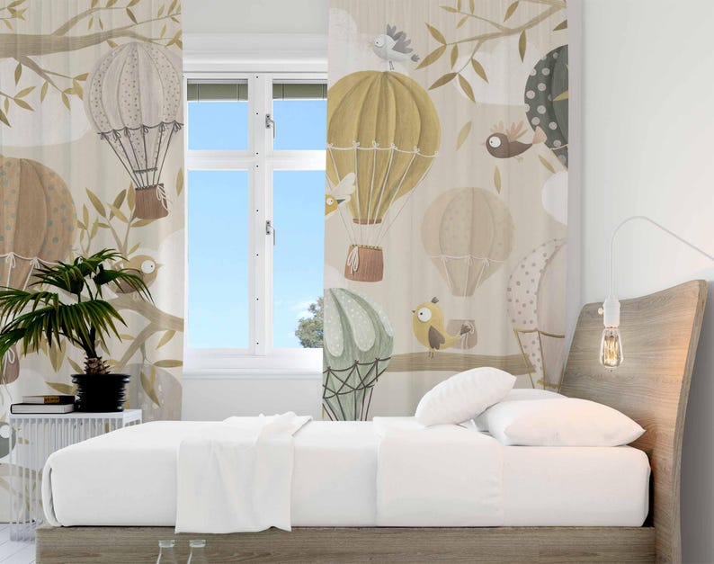 Sıcak Hava Balonu Perdeleri Ku - Baby Nursery Blackout Curtains incelemesi ve fiyatı
