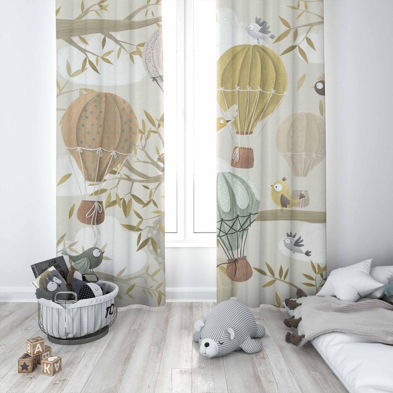 Sıcak Hava Balonu Perdeleri Ku - Baby Nursery Blackout Curtains incelemesi ve fiyatı