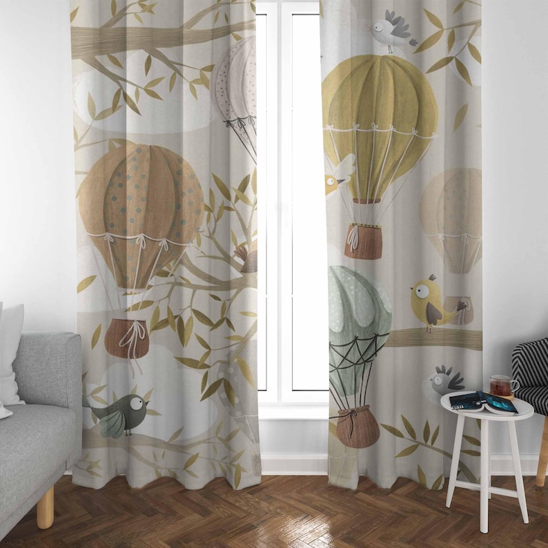 Sıcak Hava Balonu Perdeleri Ku - Baby Nursery Blackout Curtains incelemesi ve fiyatı