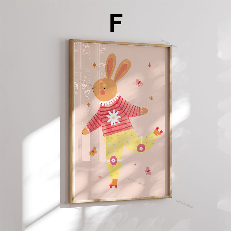 Komik Çizgi Film Hayvan Çocuk  - Baby Nursery Posters incelemesi ve fiyatı