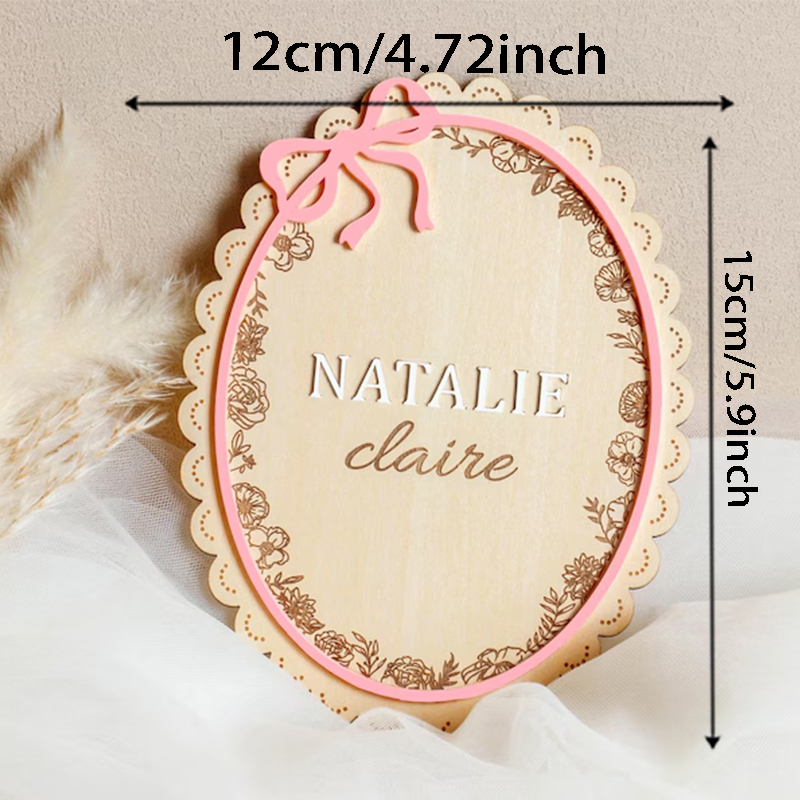 1 adet Ahşap Yenidoğan İsim Ta - Baby Nursery Sign incelemesi ve fiyatı