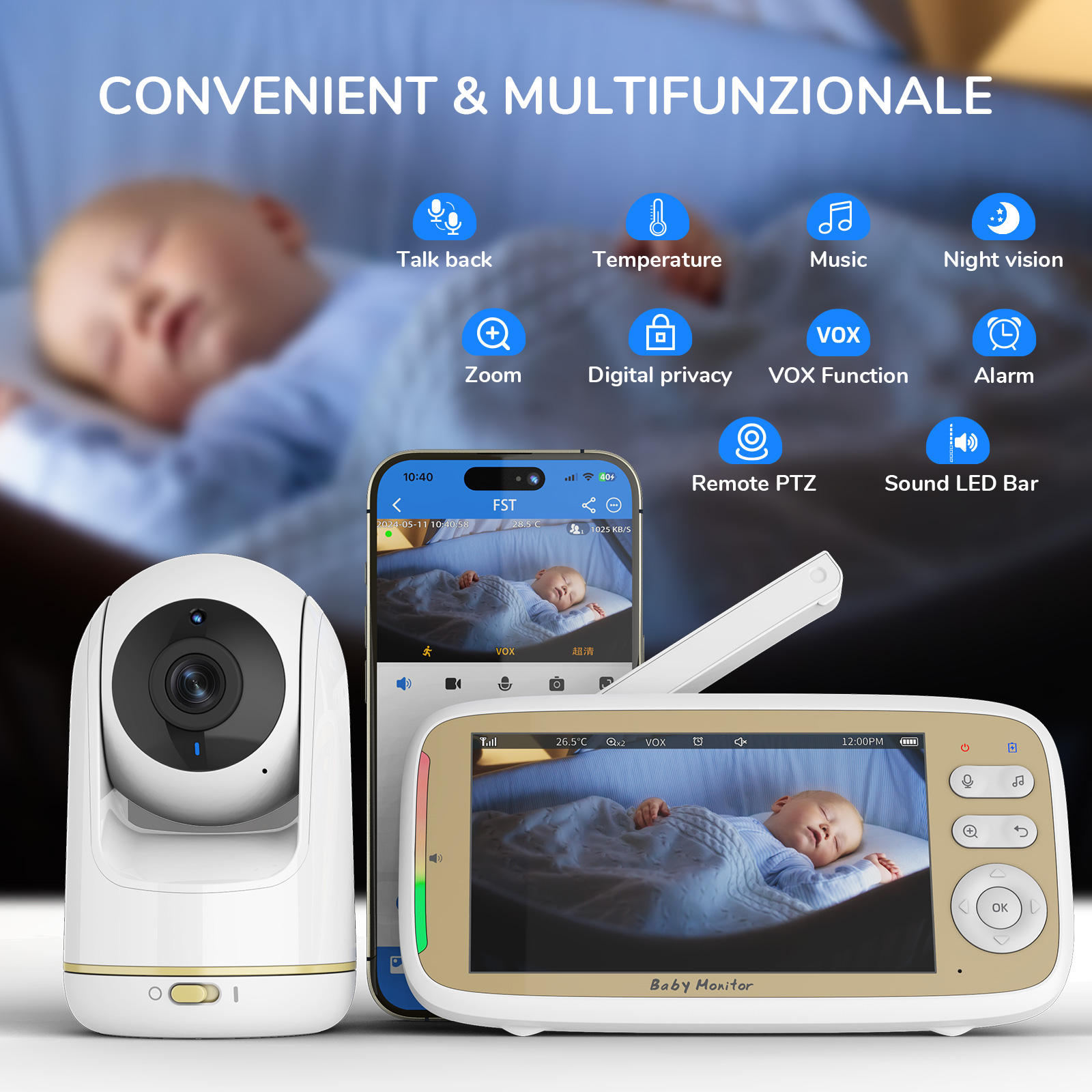 VB803 PRO HD 720P Bebek Kamera - Baby Nursery Camera incelemesi ve fiyatı