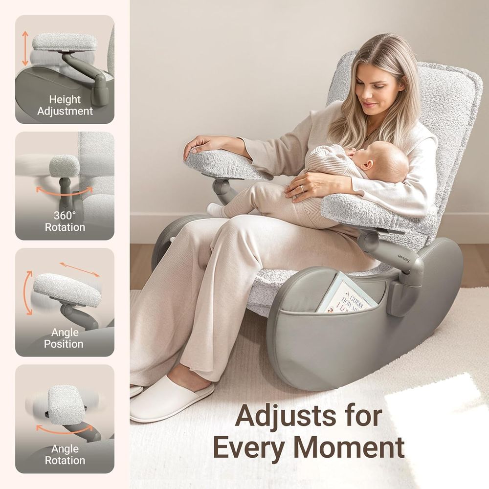 Ottomanlı Döşemeli Sallanan Sa - Rocking Chair Nursery incelemesi ve fiyatı