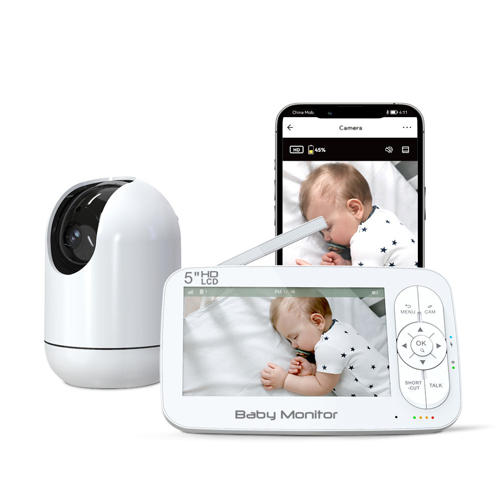 5 inç 2MP 1080P APP Uzaktan Ku - Baby Nursery Camera incelemesi ve fiyatı
