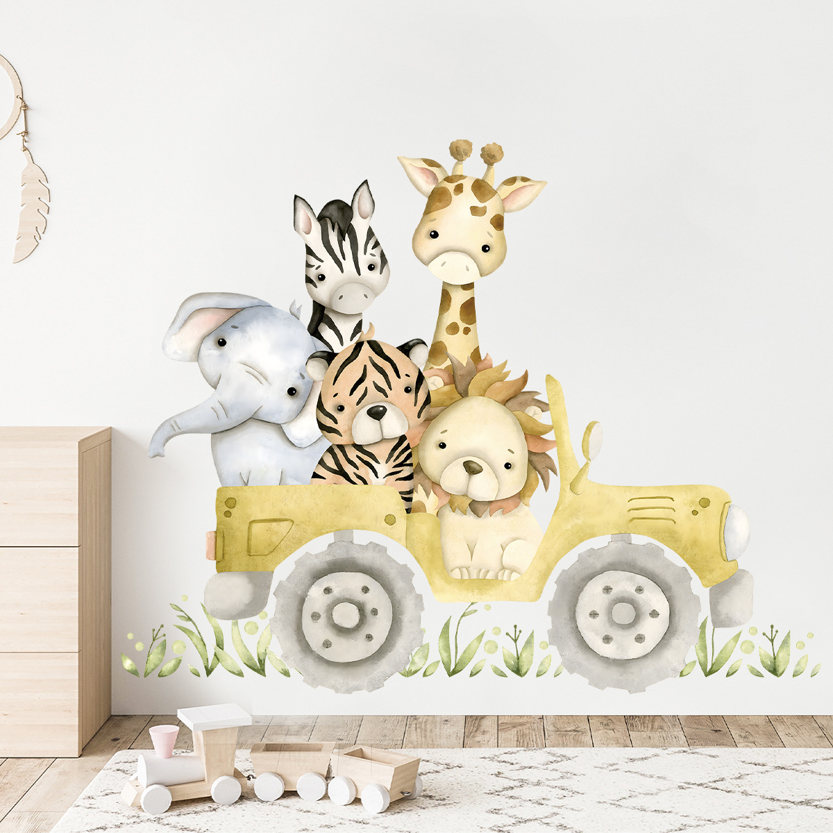 Sevimli Hayvanlar Sürücü Jeep  - Baby Zebra Nursery incelemesi ve fiyatı