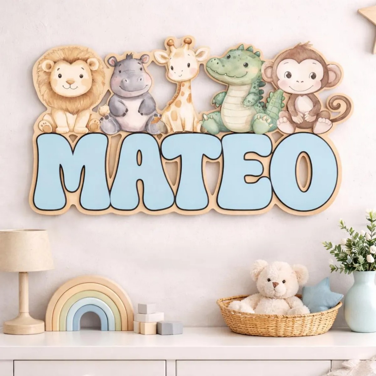 1 adet özel orman teması Safar - Baby Nursery Jungle Theme incelemesi ve fiyatı