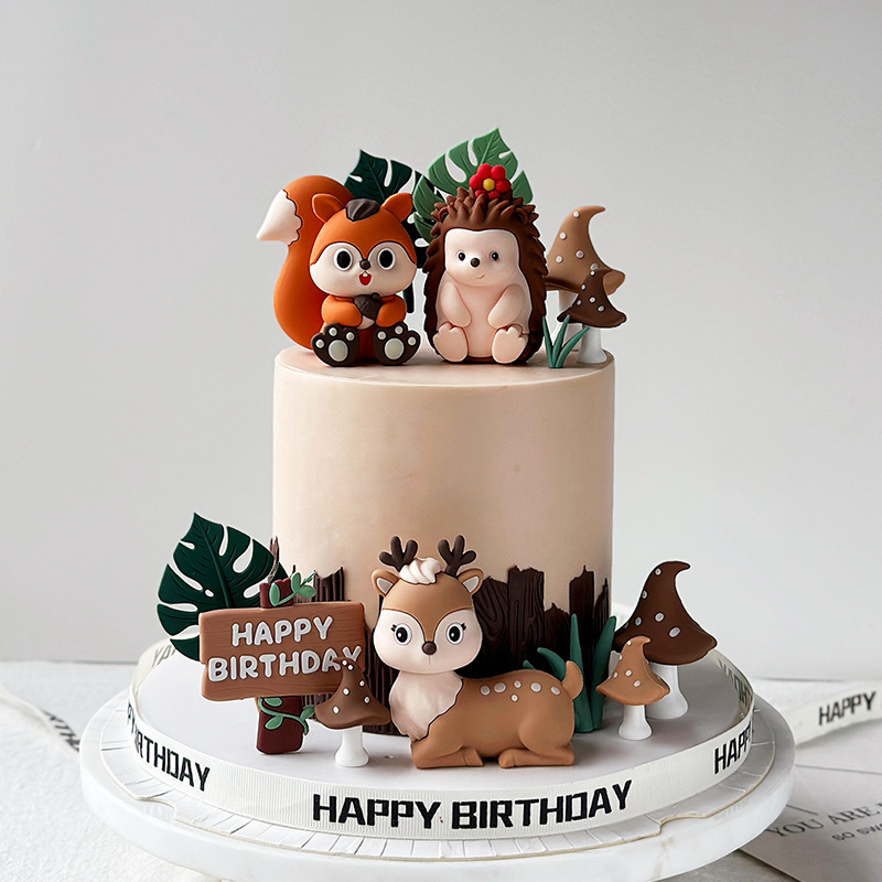 Safari Hayvan Kek Toppers Seti - Baby Nursery Jungle Theme incelemesi ve fiyatı