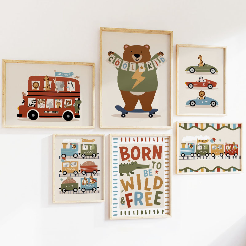1 adet Çerçevesiz Komik Karika - Baby Zebra Nursery incelemesi ve fiyatı