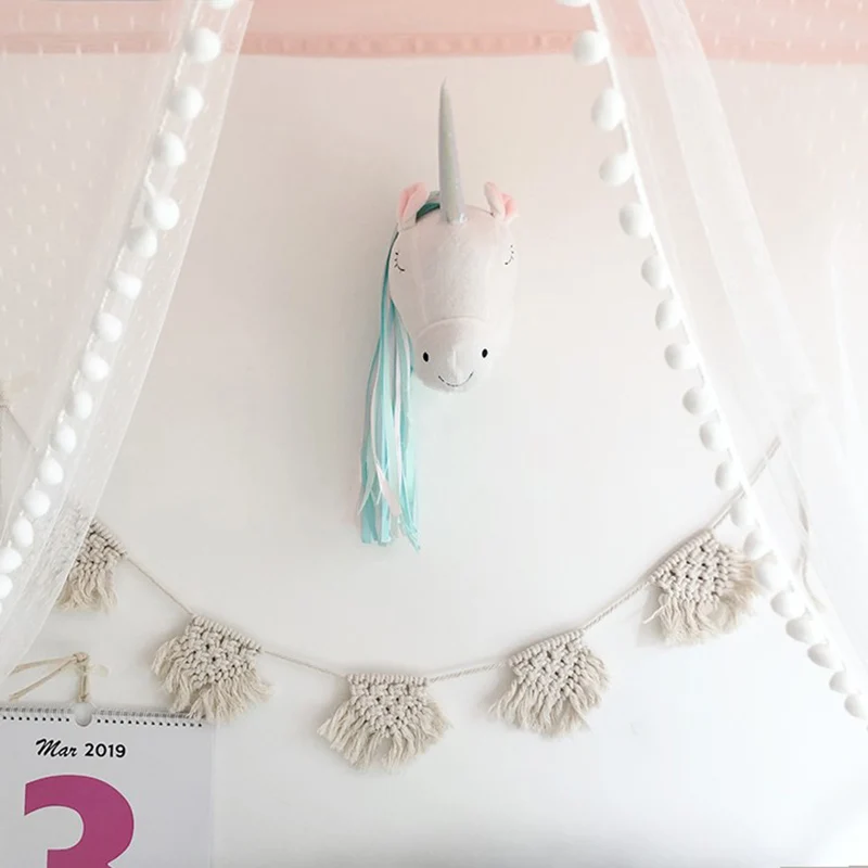 Unicorn Peluş Hayvan Başı Duva - Baby Nursery Girl incelemesi ve fiyatı