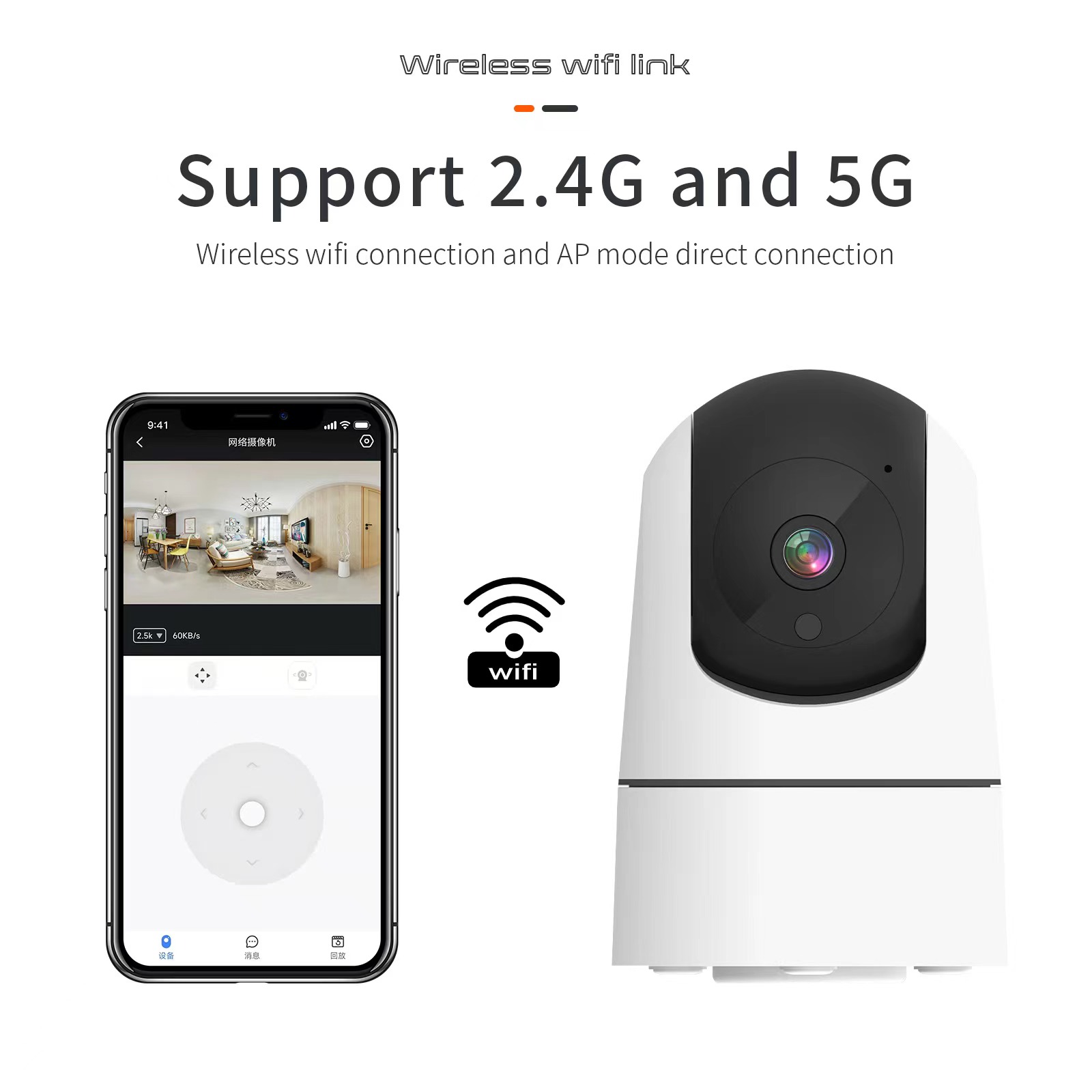 Tuya 5G WiFi IP Kamera Kapalı  - Baby Nursery Camera incelemesi ve fiyatı
