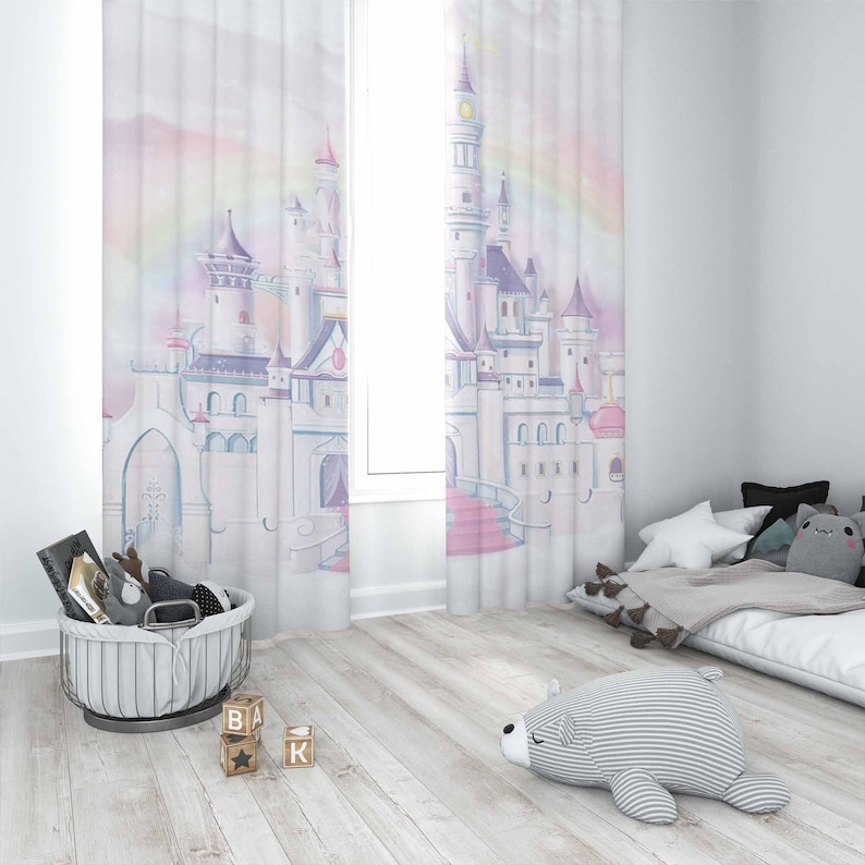 Prenses Kalesi Kreş Perdesi Ço - Baby Nursery Blackout Curtains incelemesi ve fiyatı