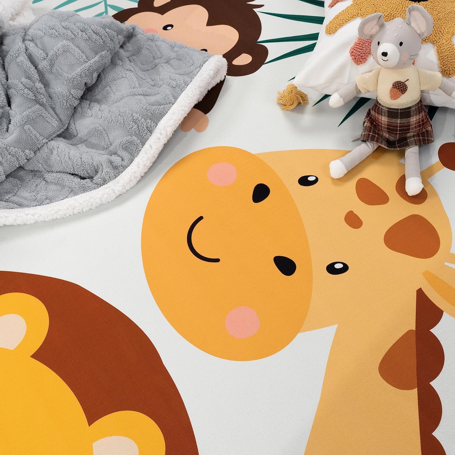 Yumuşak Yuvarlak Orman Hayvanı - Baby Nursery Jungle Theme incelemesi ve fiyatı