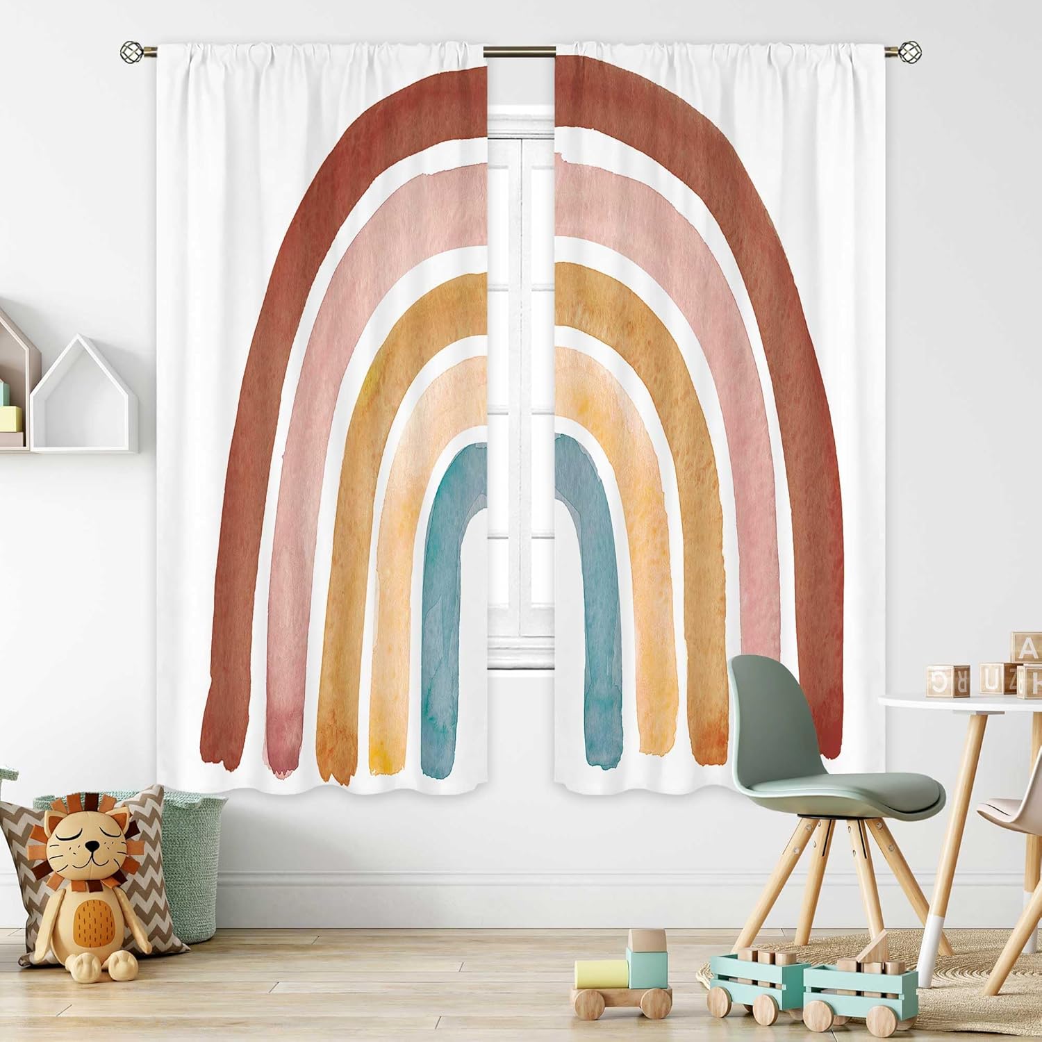 Çocuklar için Boho Gökkuşağı P - Baby Nursery Curtains incelemesi ve fiyatı