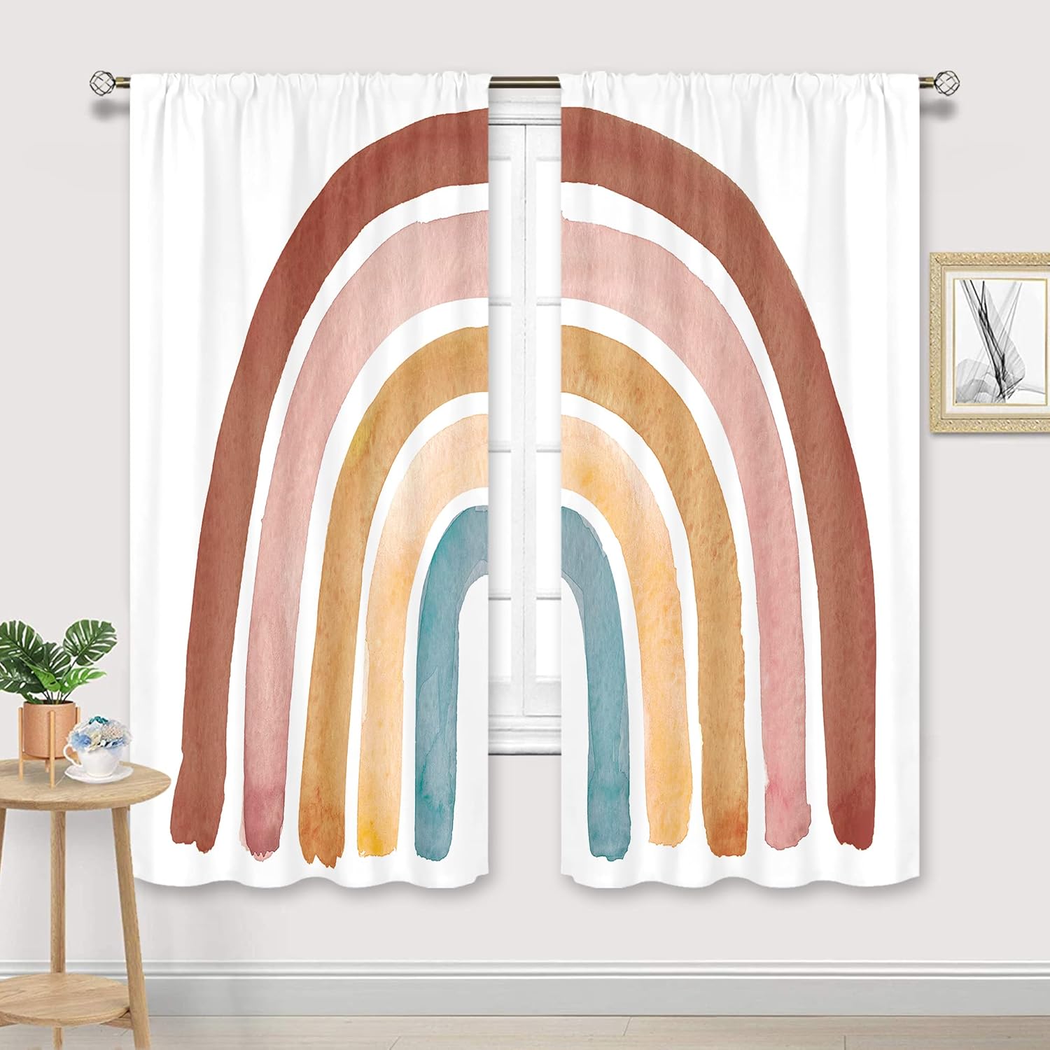 Çocuklar için Boho Gökkuşağı P - Baby Nursery Curtains incelemesi ve fiyatı